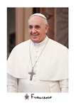 Poster Papa Francesco Firma e Stemma