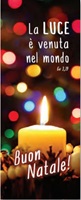 20 segnalibri Natale "La LUCE è venuta al mondo" Festività, ricorrenze, occasioni speciali