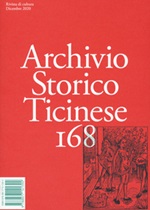 Archivio storico ticinese. Vol. 168: Libro di 