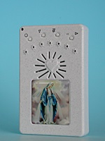 Rosario elettronico bianco Madonna miracolosa con la nuova versione del Padre Nostro  Rosari