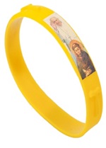 Braccialetto Francescano giallo Papa Francesco e S. Francesco d’Assisi Oggettistica devozionale