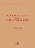 Ricerche storiche sulla Chiesa ambrosiana. Vol. 34-35: Libro di 