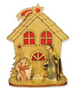 Presepe casetta con natività