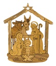 Presepe magnetico novena natale da comporre con supporto metallico