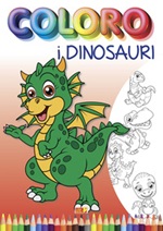 Coloro i dinosauri Libro di 