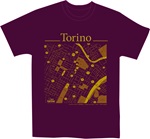 T-Shirt Uomo serie città Torino granata Casa, giochi e gadget
