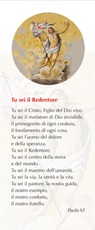 50 Segnalibri "Preghiera di Paolo VI a Gesù Redentore" Festività, ricorrenze, occasioni speciali