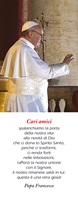 50 Segnalibri Papa Francesco "Cari amici" Cartoleria