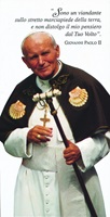 25 Segnalibri Giovanni Paolo II "Sono un viandante…" Oggettistica devozionale
