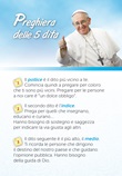 25 Cartoline Preghiera delle 5 dita Papa Francesco Cartoleria