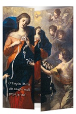 Trittico Preghiera "Maria che scioglie i nodi" Cartoleria