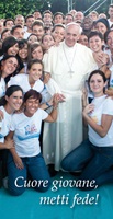 25 Cartoline Papa Francesco "Cuore giovane…" Cartoleria