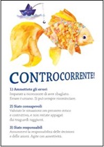 25 cartoline "CONTROCORRENTE!" Cartoleria