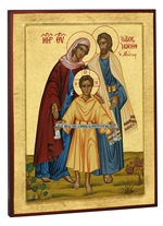 Icona Sacra Famiglia figura intera Arte sacra