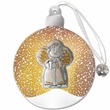 Ornamento pallina Angelo argento oro Festività, ricorrenze, occasioni speciali