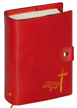 Custodia Liturgia Ore Breviario volume unico con bottone rossa Accessori e custodie per libri sacri