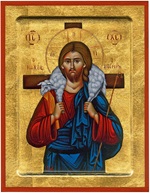 Icona Gesù Buon Pastore - 31x41 cm Arte sacra