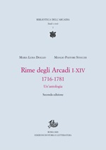 Rime degli Arcadi I-XIV, 1716-1781. Un'antologia Ebook di  Maria Luisa Doglio, Maria Luisa Doglio, Manlio Pastore Stocchi, Manlio Pastore Stocchi
