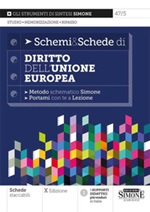 Schemi & schede di diritto dell'Unione Europea Libro di 