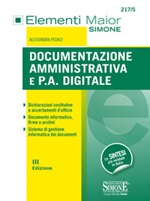Documentazione amministrativa e P.A. digitale Ebook di  Alessandra Pedaci