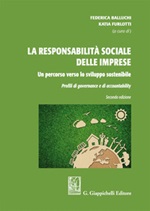 La responsabilità sociale delle imprese: un percorso verso lo sviluppo sostenibile. Pofili di governance e accountability Libro di 
