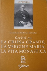 Scritti su la Chiesa orante, la Vergine Maria, la vita monastica Libro di  Ildefonso Schuster
