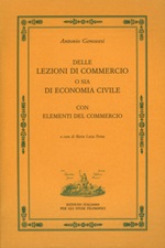Delle lezioni di commercio o sia di economia civile Libro di  Antonio Genovesi