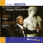 Verdi: Te Deum - Mahler: Sinfonia n. 1 'Titan' CD di Verdi Giuseppe,Mahler Gustav