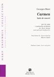 Carmen Suite de concert per tre arpe e tamburello ad libitum Libro di  Georges Bizet