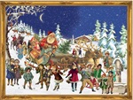 Calendario dell'avvento  - Richard Sellmer Village Christmas Scene Traditional advent calendar  Festività, ricorrenze, occasioni speciali