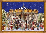 Calendario dell'avvento  - Richard Sellmer Village Christmas Scene Traditional advent calendar  Festività, ricorrenze, occasioni speciali