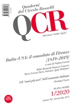 QCR. Quaderni del Circolo Fratelli Rosselli (2020). Vol. 1: Libro di 