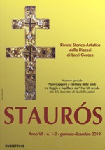 Staurós. Rivista storico-artistica della diocesi di Locri-Gerace (2019). Vol. 1-2: Libro di 