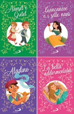 Hansel e Gretel-Biancaneve e i sette nani-Aladino-La bella addormentata nel bosco. Ediz. a colori Libro di 