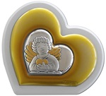 Icona cuore argento angioletto Festività, ricorrenze, occasioni speciali