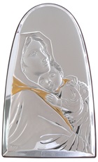 Icona cupola Madonna Ferruzzi argento dorato Arte sacra