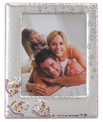 Cornice argento portafoto cavallini rosa Festività, ricorrenze, occasioni speciali
