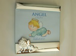 Cornice argento Angel Toy azzurra Festività, ricorrenze, occasioni speciali
