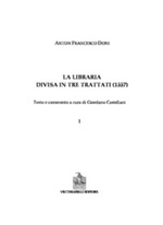 La libraria divisa in tre trattati Libro di  Anton Francesco Doni