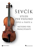 Sevcik violin studies Opus 6 Part 6. Ediz. italiana Libro di  Otakar Sevcik